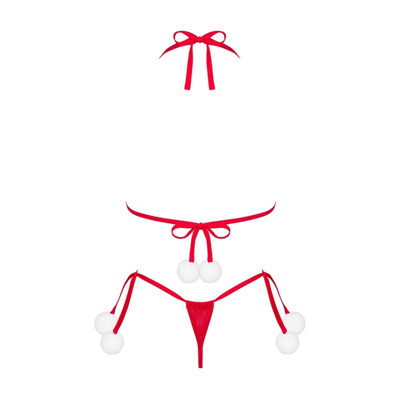 Bobble Girl 2-pcs set - Red