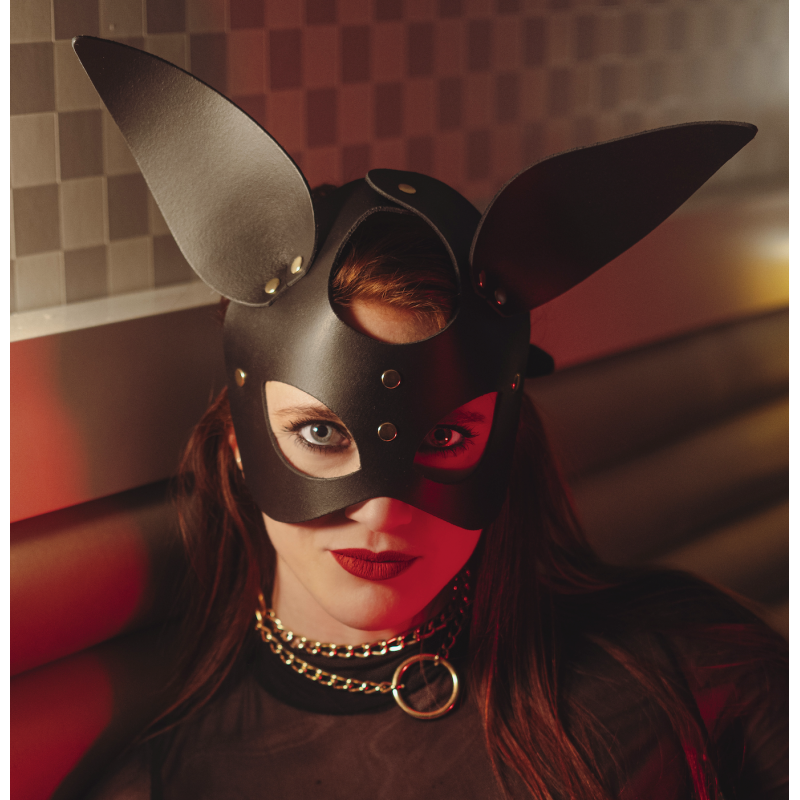 Mask Ears Rabbit Black & Gold