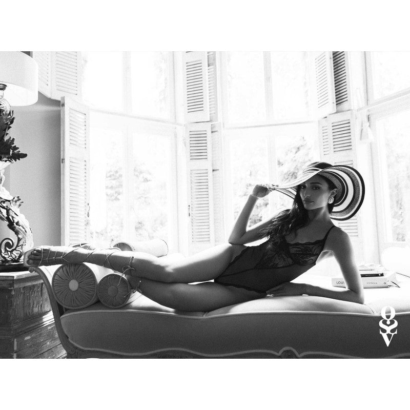 Perisia crotchless teddy - Black