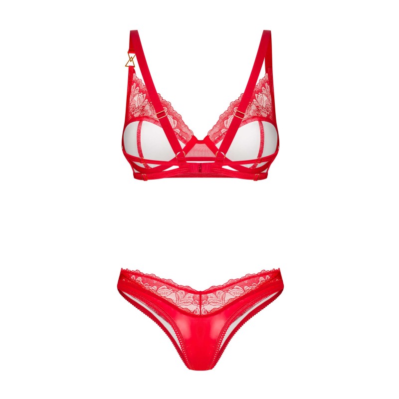 Aliosa 2-pcs lingerie set Red