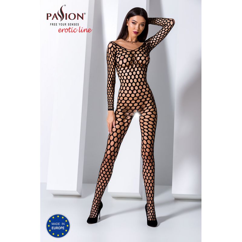 BS077B Bodystocking - Black