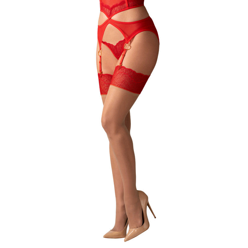 Cupide Desir stockings Red