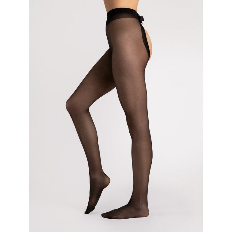 Cute dream open Stockings 20 DEN - Black