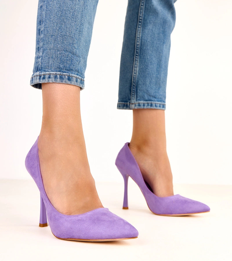 Violet eco-suede Alexa needles