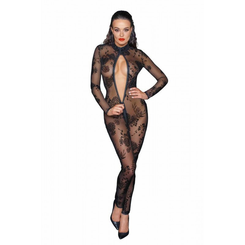 F237 Long tulle overall with 3 way zipper