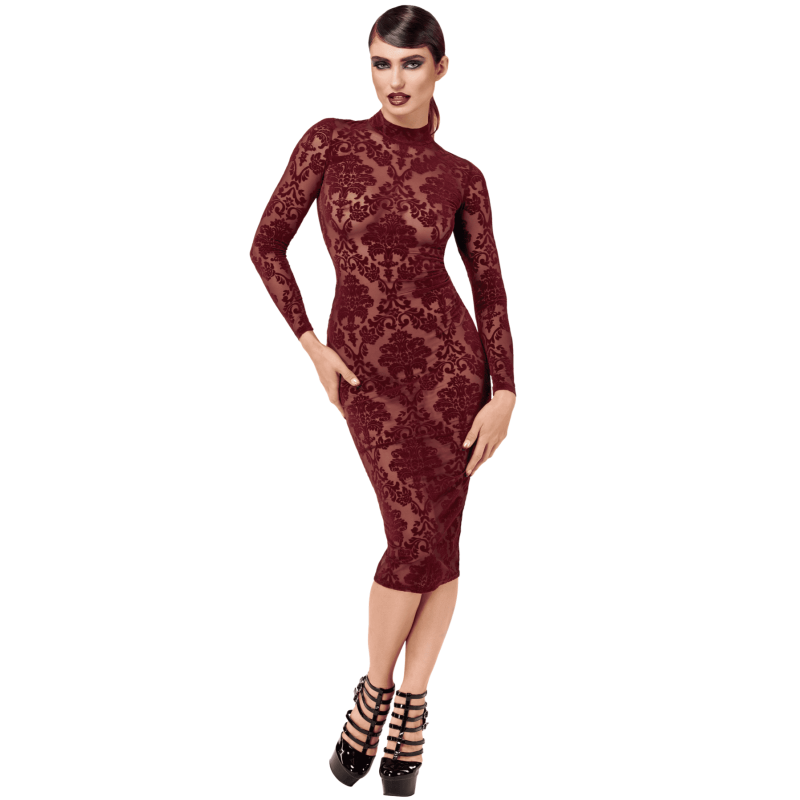 F384 Kink Royal Midi Dress