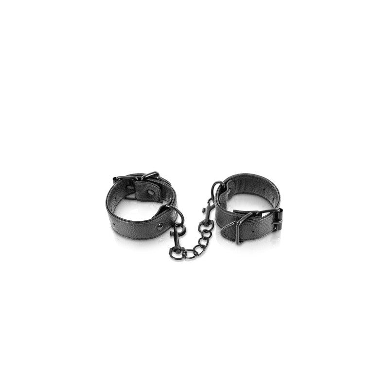 Faux leather adjustable handcuffs Fetish Tentation