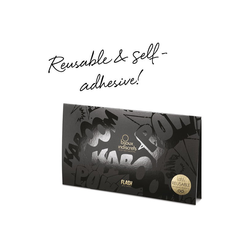 Flash - Heart Nipples - Black