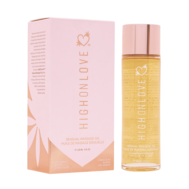 Luxurious massage oil Decadent white chocolate 120 ml