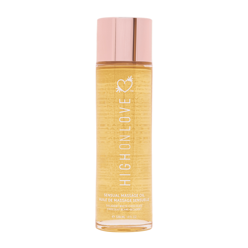 Luxurious massage oil Decadent white chocolate 120 ml