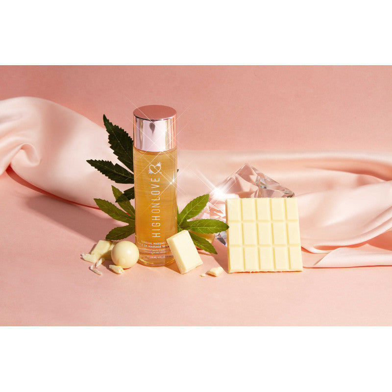 Luxurious massage oil Decadent white chocolate 120 ml