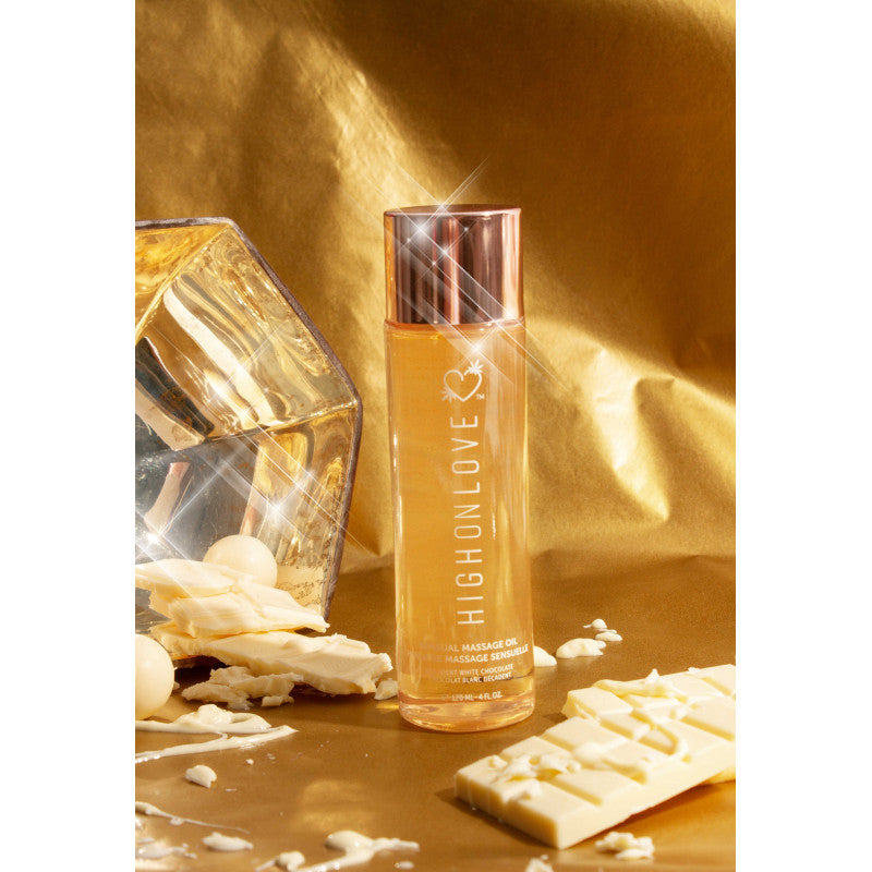 Luxurious massage oil Decadent white chocolate 120 ml