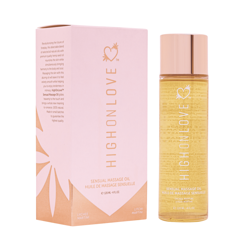 Luxurious massage oil Litchi Martini 120 ml