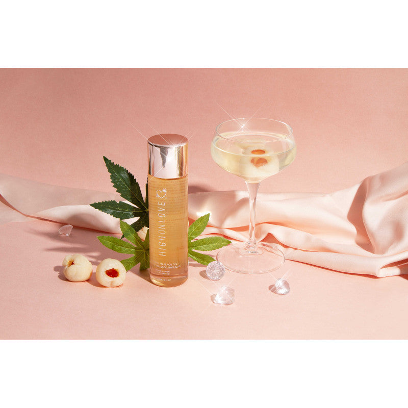Luxurious massage oil Litchi Martini 120 ml