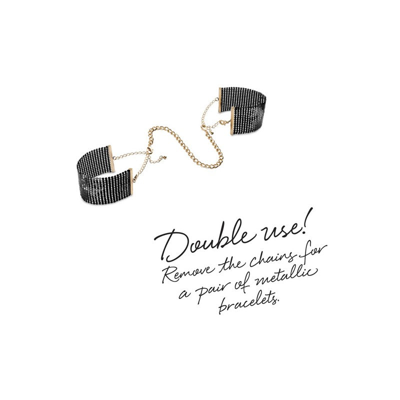 Black Handcuffs Desir Metallic