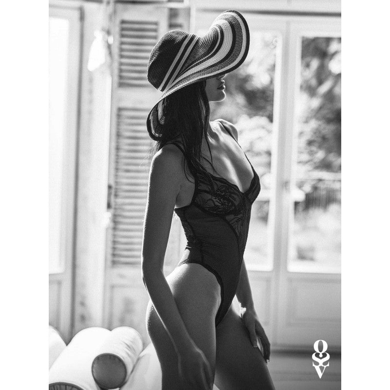 Perisia crotchless teddy - Black