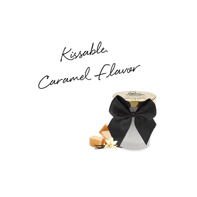 Kissable massage candle - hot sensation - Sweet fudge