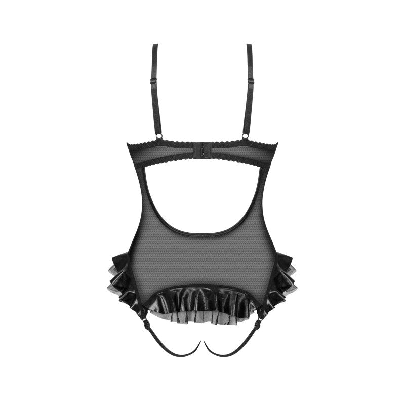 Rafaella teddy wetlook - Black