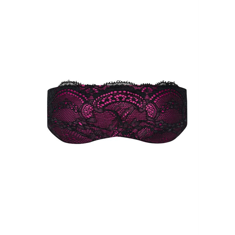 Roseberry Mask - Black & Fuchsia
