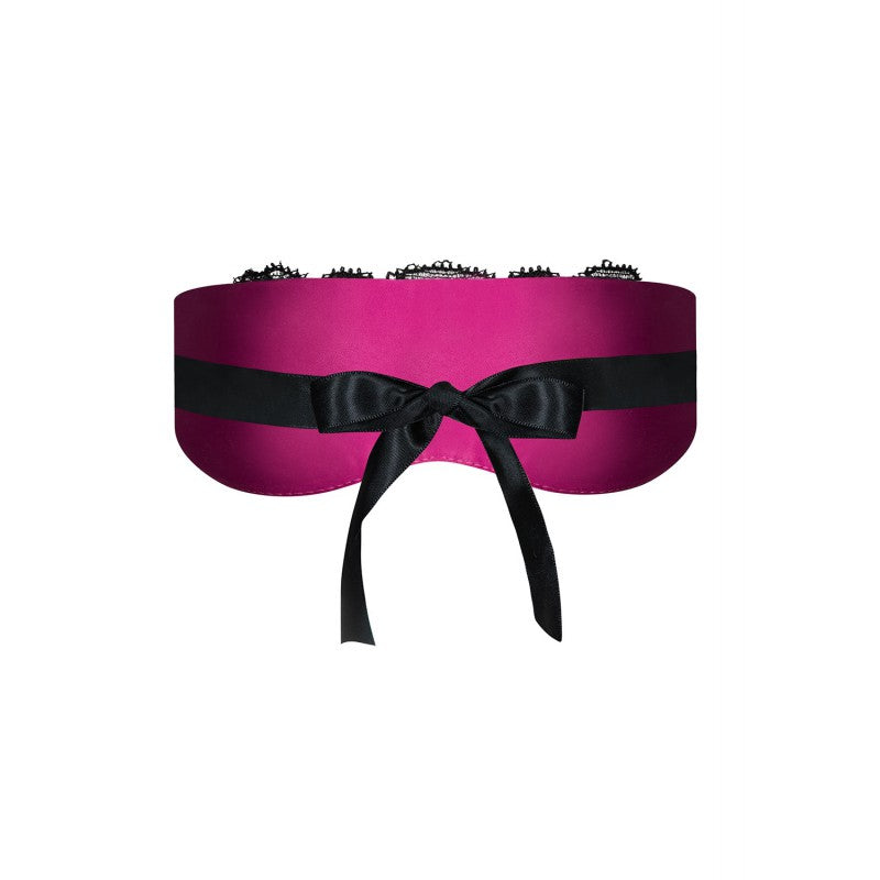 Roseberry Mask - Black & Fuchsia