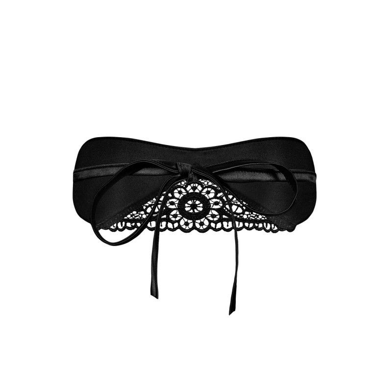 Satinia Mask - Black