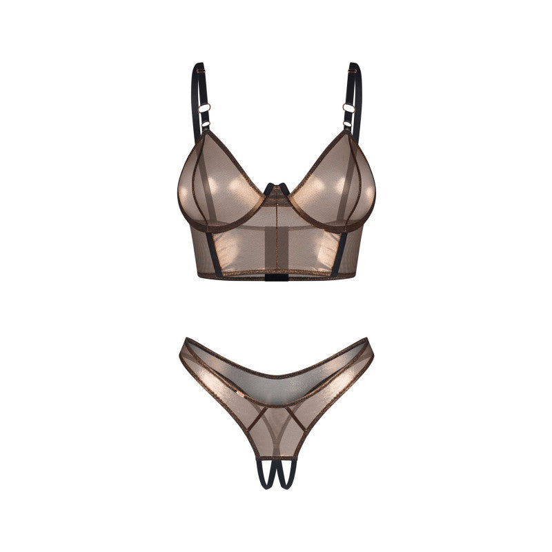 Soranna Top and crotchless thong