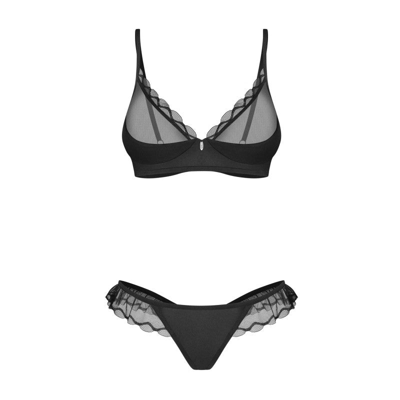 Stelisa 2-pieces lingerie set Black