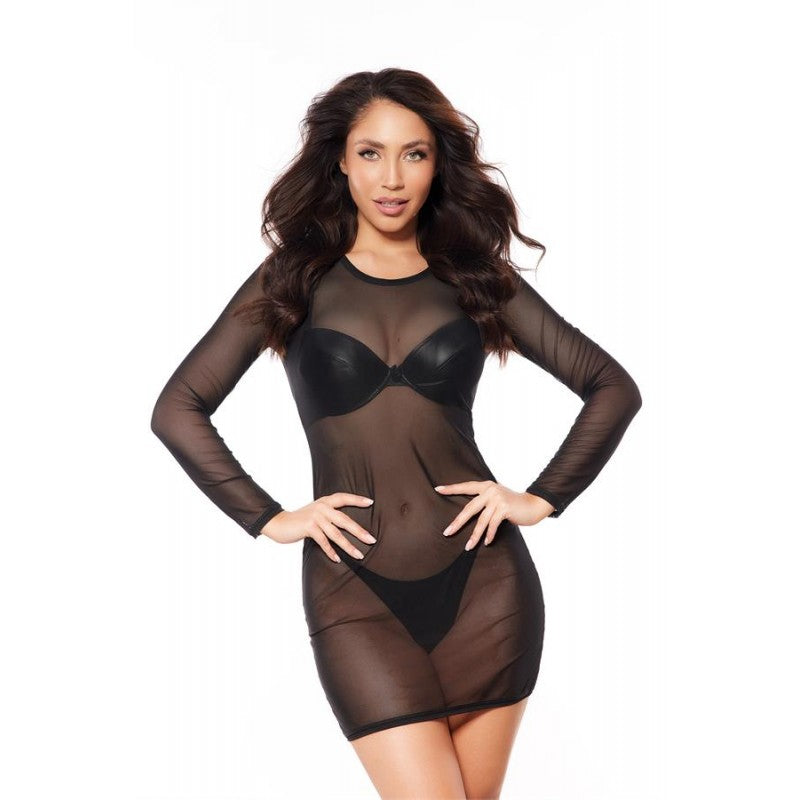 V-10639 Dress - Black