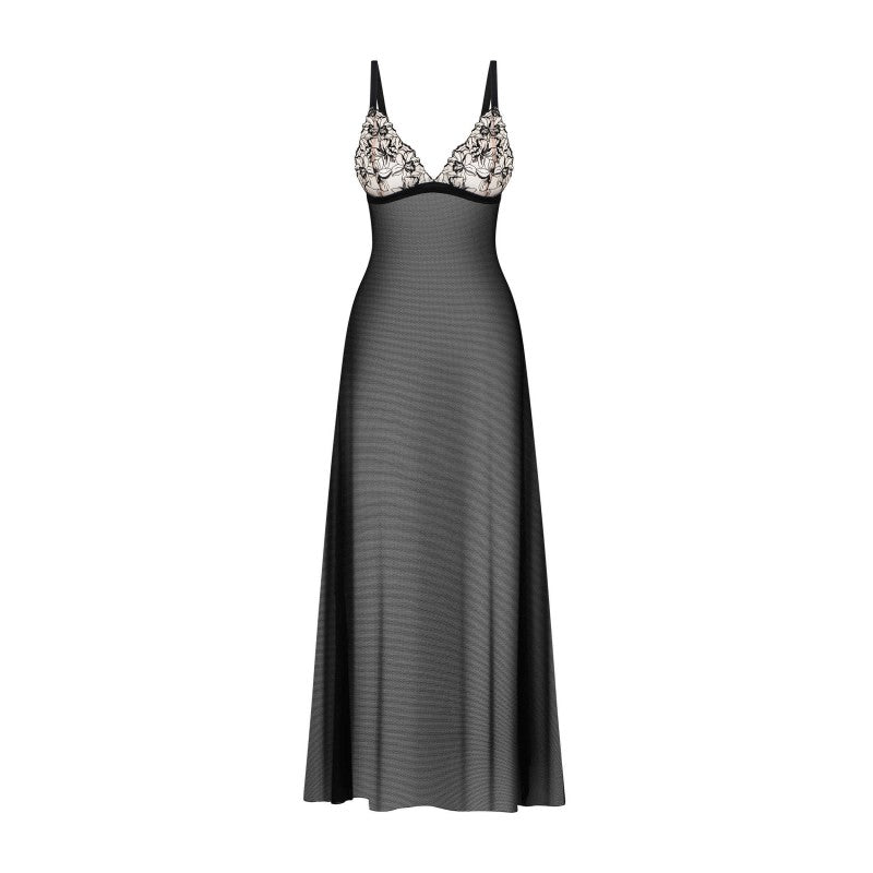 Vila Blanes longue chemise - Black