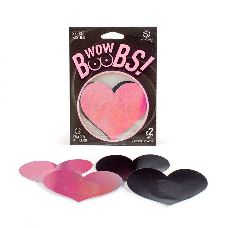 WOW BOOBS ! Heart nipple covers